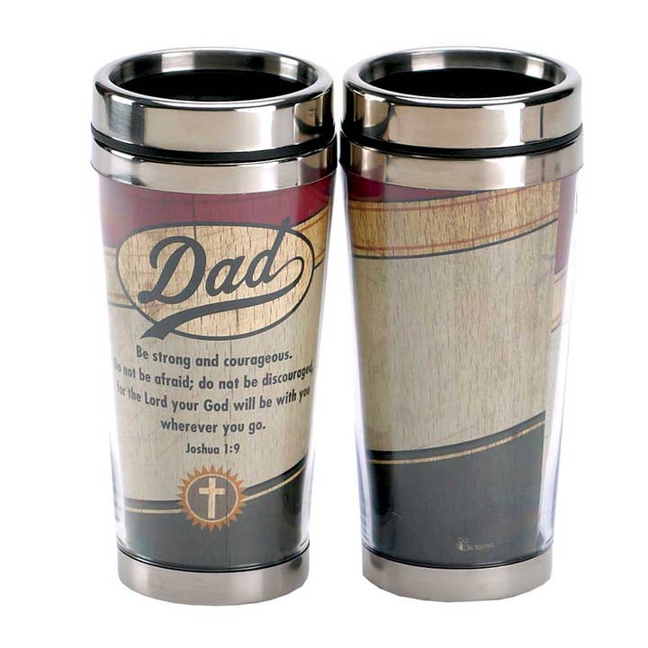 Dicksons - Wholesale Insulated Mug/Tumbler - Joshua 1:9 Travel Mug 16 oz