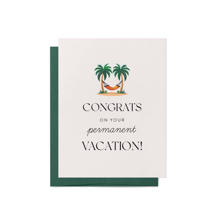 Blú Rose – Großhandel Ruhestandskarte – Grußkarte für dauerhaften Urlaub und Ruhestand 1
