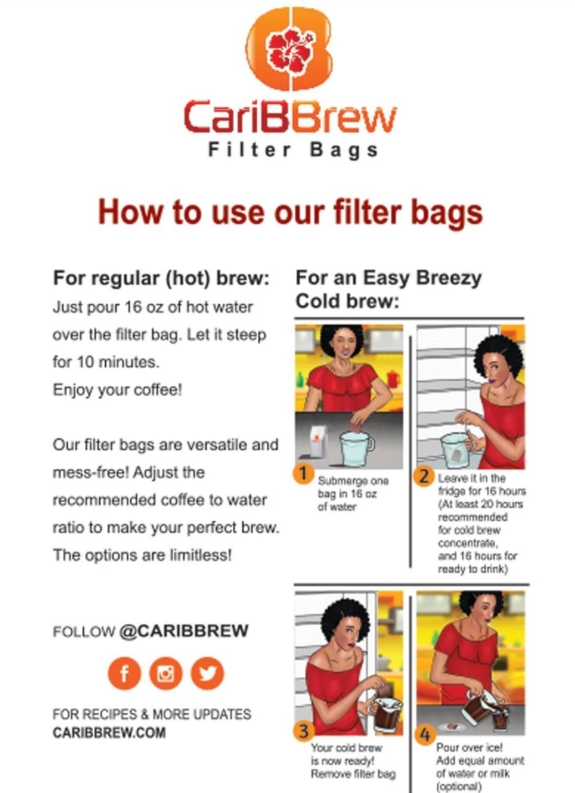 Caribbrew - Wholesale Coffee Beans - Coffee Spiced Bean Bag - Hot and Cold Brew1