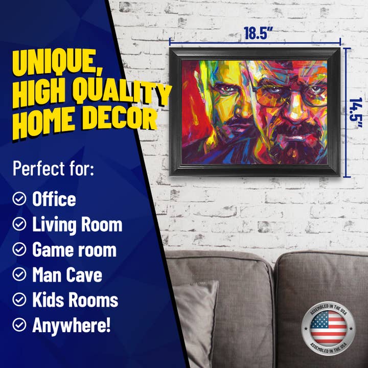 Lentics - Wholesale Poster - Breaking Bad Framed Poster Print 3D Lenticular Wall Art2
