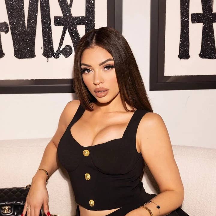 Brielle Svart Tank och Kjol Tvådelad Set för wholesale av ALLARA