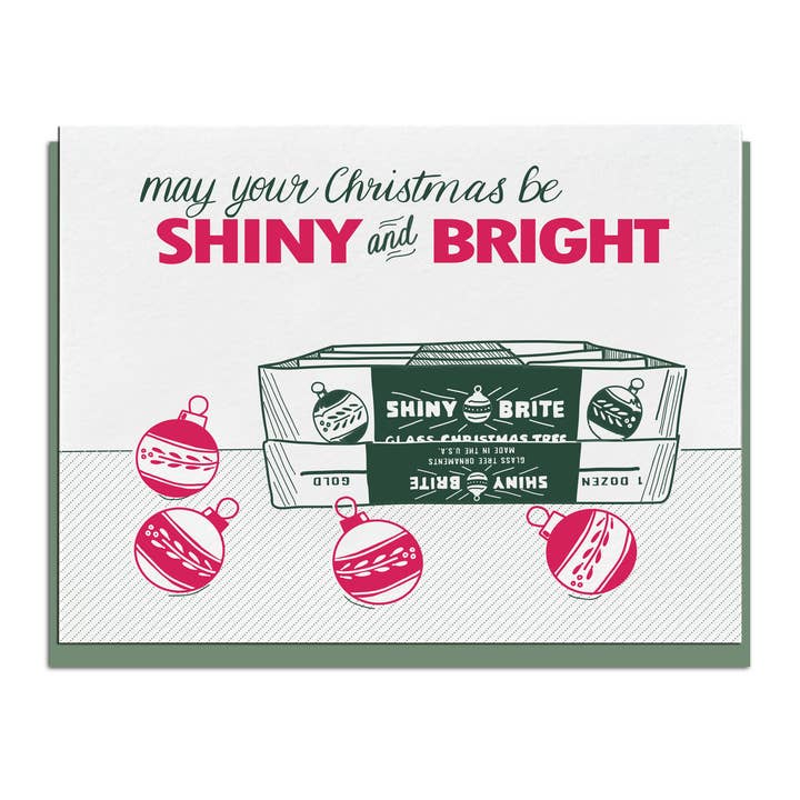 Violet Press - Vendita all'ingrosso Biglietti di auguri di Natale - Lucido e luminoso (lamina).