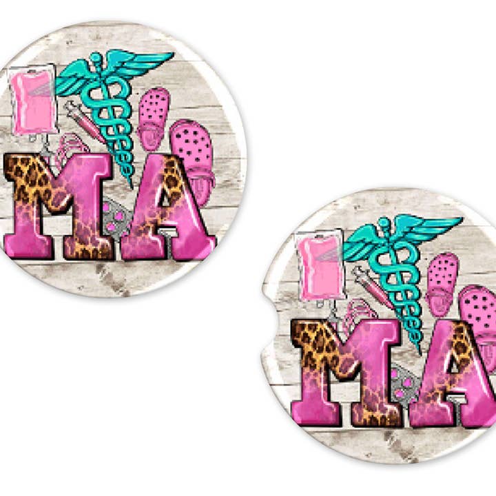MA Car Coasters for wholesale by JAC Wholesale