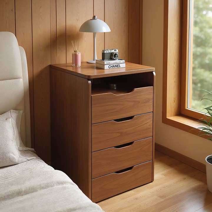 HOMYCASA DESIGN INC - Wholesale Bedroom Furniture - Lillemor 3-in-1 Compact Vanity Desk with Flip Top Mirror and Storage Ottoman3