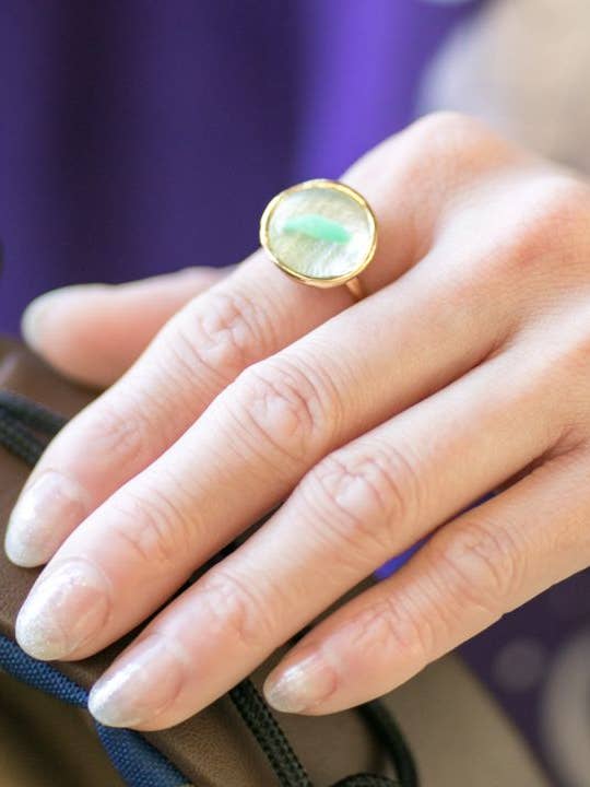 OHAJIKI Marmor Ring för wholesale av Ametsuchi by Amina Collection