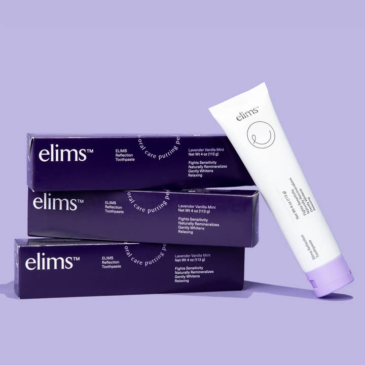 Dentifrice Reflection à la lavande, à la vanille et à la menthe (lot de 3) pour la vente par ELIMS