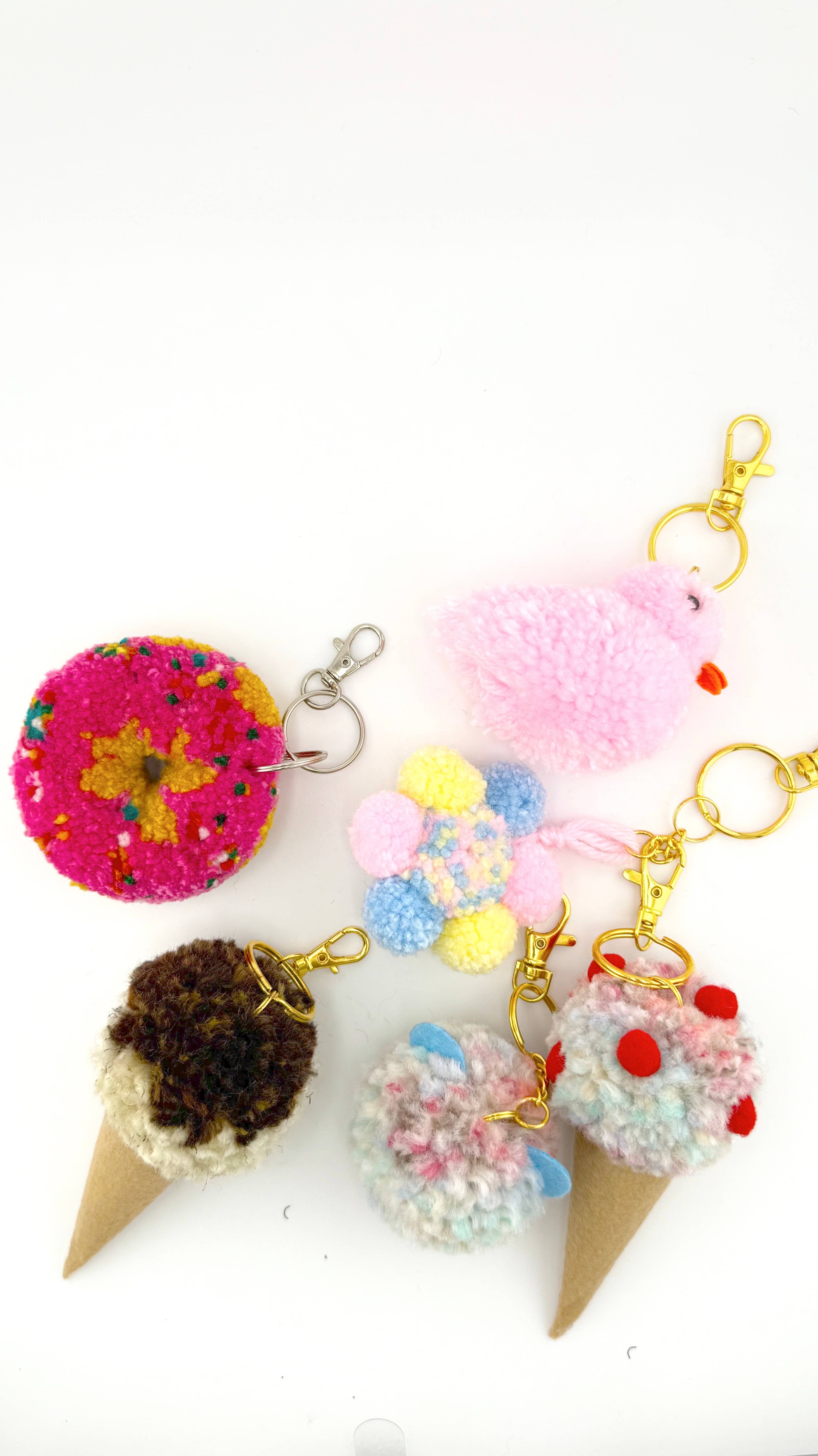 Stitchy Loop - Wholesale Keychain - Women's - Ice Cream Keychain4