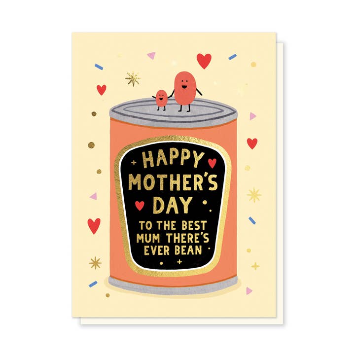 Mummiebonenkaart | Moederdagkaart | Luxe Foliekaart voor wholesale door Stormy Knight