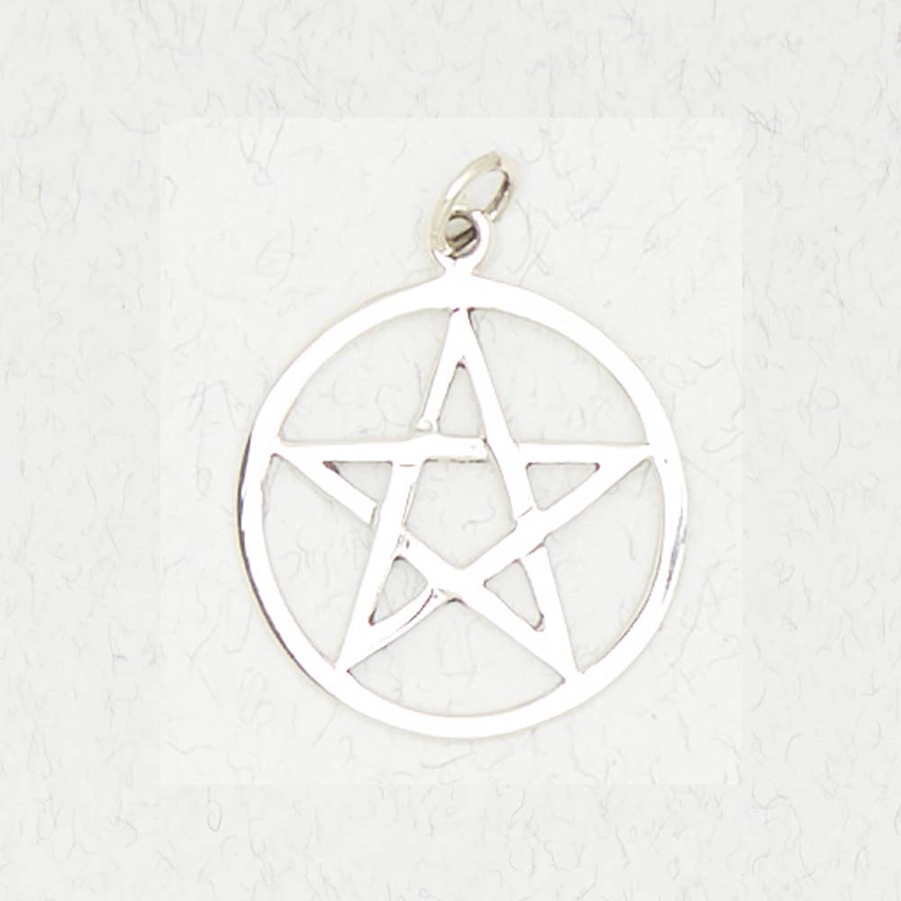 Nirvana LLC - Wholesale Individual Charm/Pendant - Sterling Silver Pendant - Pentacle0