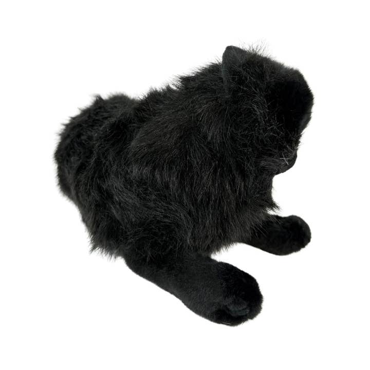 Bocchetta Plush Toys - Venta al por mayor Peluche - Perros - Onyx - Gato Negro - 38 cm tumbado5