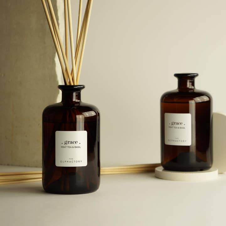 THE OLPHACTORY MINT TEA BASIL Stick Air Freshener 500ml for wholesale by SEVENREEDS