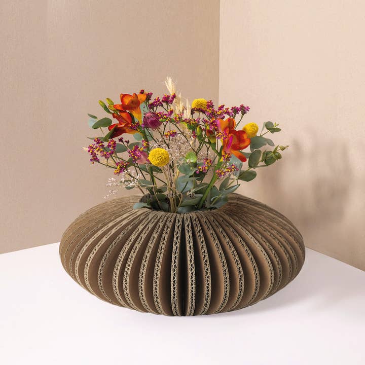 tout simplement – wholesale Vase – Set of 3 foldable cardboard vases