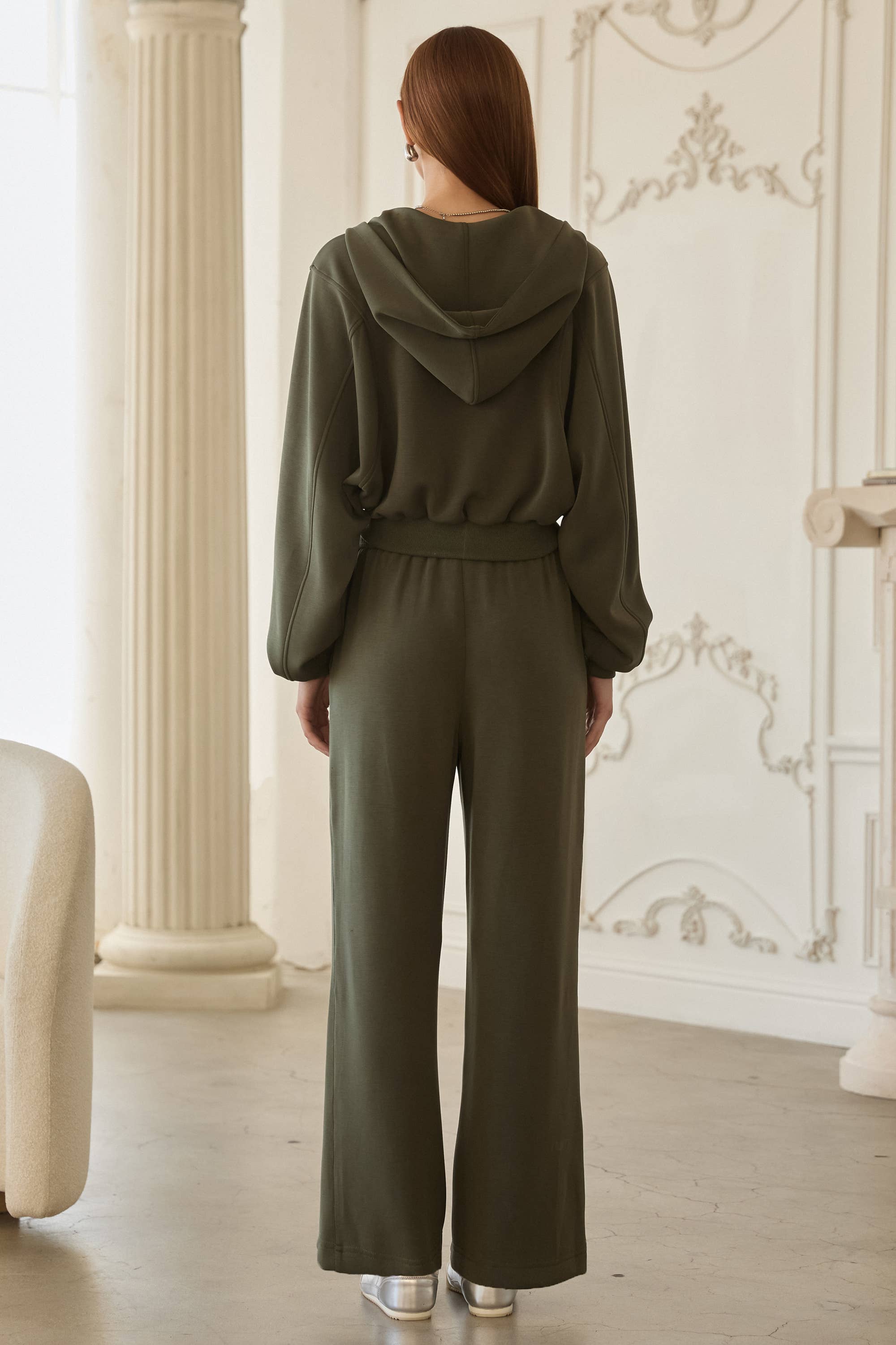 SKIES ARE BLUE - Wholesale Pants - Women's - Soft Modal Easy Pull Up Pants5