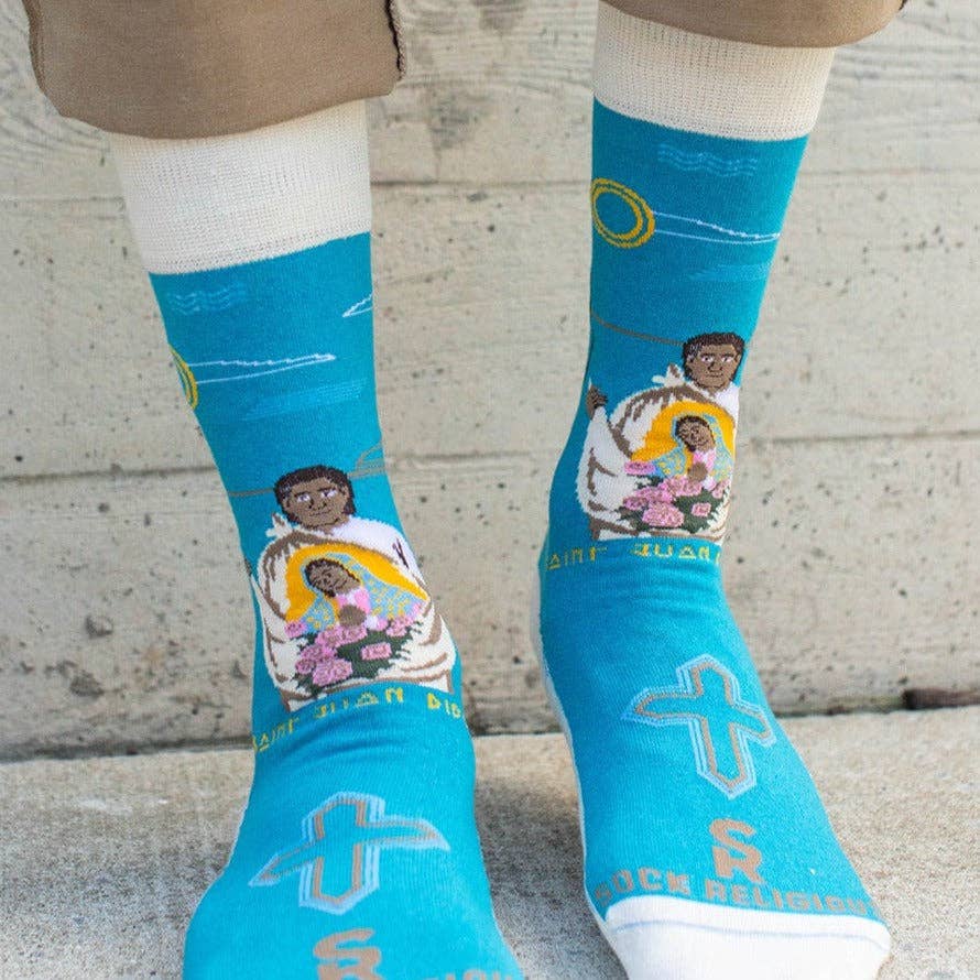 Sock Religious – wholesale Strumpor - Unisex – St. Juan Diego vuxenstrumpor1