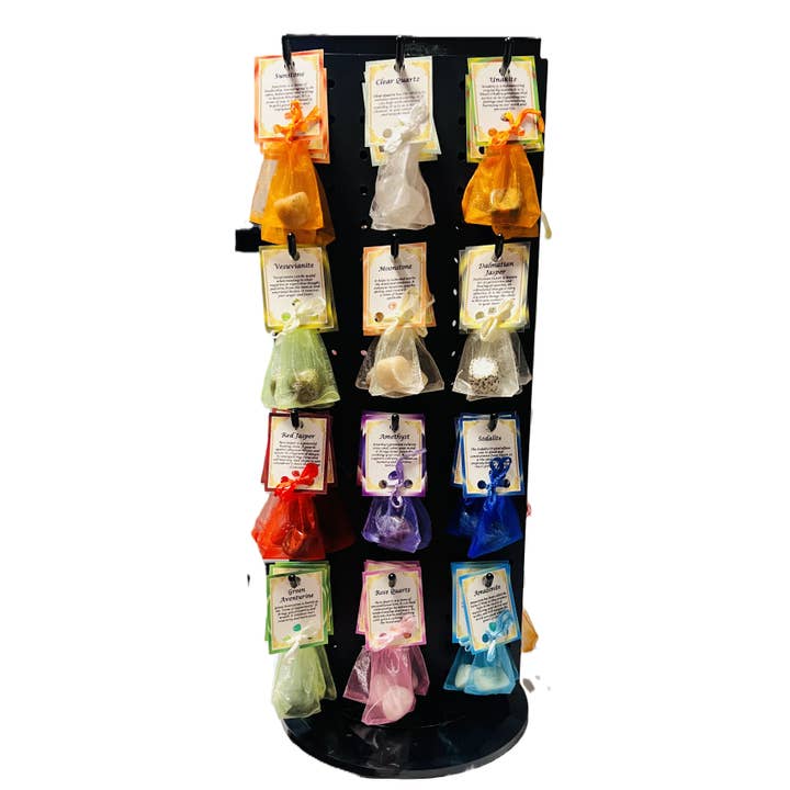 VPS Stones Inc. - Wholesale Retailer Display - Beauty & Wellness - Pocket Crystals with Free Display
