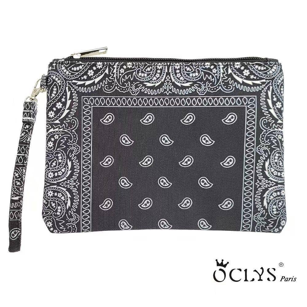 Oclys - Wholesale Pouch - Women's - Colorful bandana cotton pouch with strap7