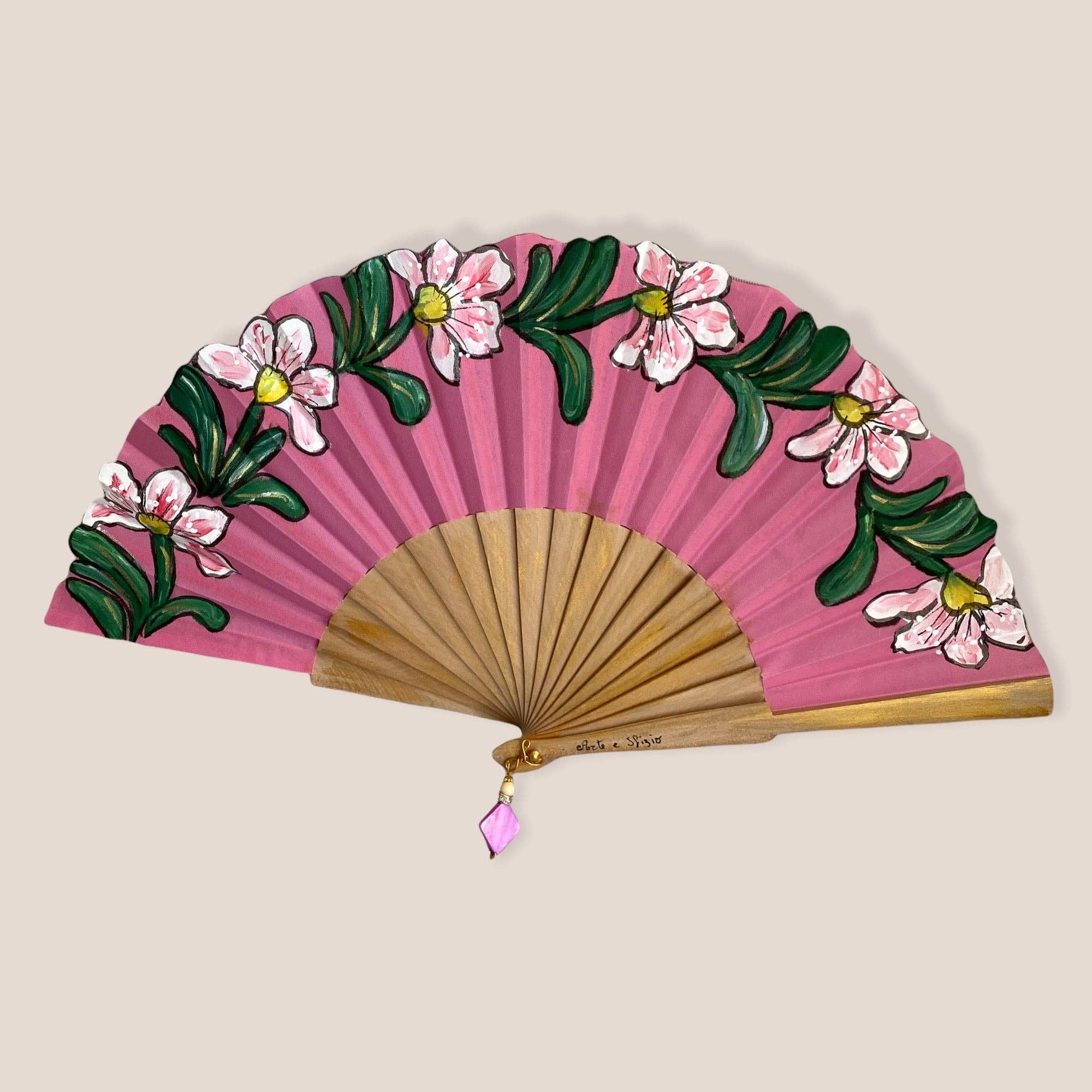 Arte e sfizio - Wholesale Handheld Folding Fan - painted flower fans26