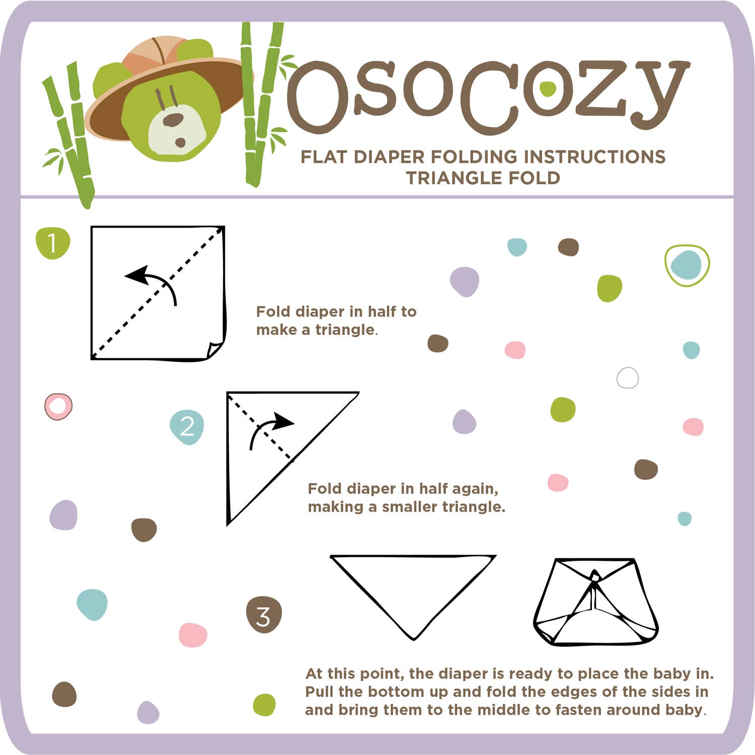 OsoCozy - Vendita all'ingrosso Pannolino lavabile - Neonati - OsoCozy Pannolini piatti Birdseye Weave, 4 varietà - 6 confezioni3