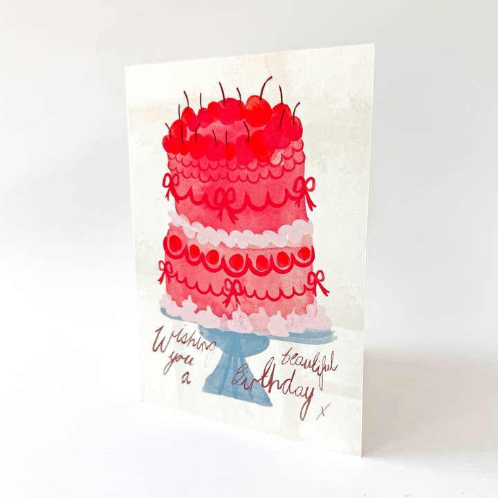 Vintage - Beautiful Birthday Cake for wholesale by Florence Fry
