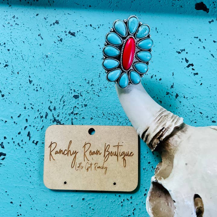 Western Style Cuff Ring for wholesale by Ranchy Roan Boutique