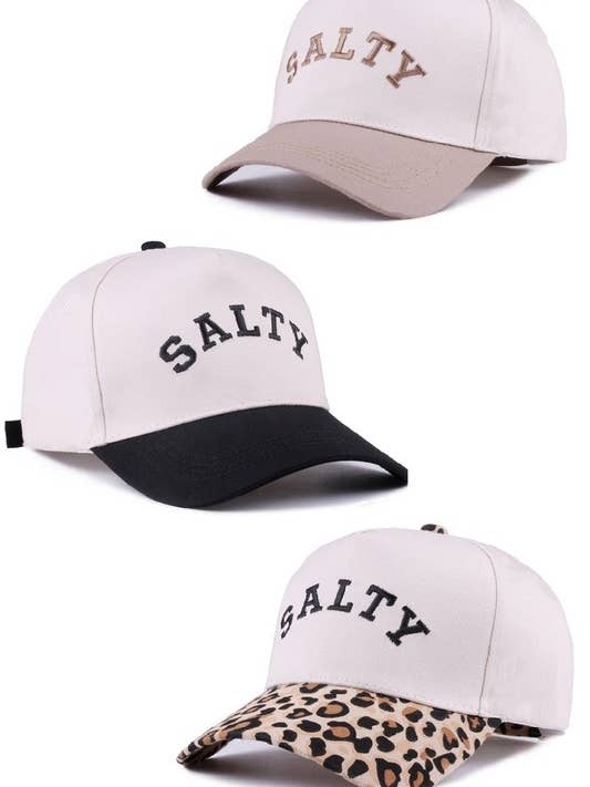 Salty Two-tone Canvas Cotton Cap for wholesale by Vanilla Monkey