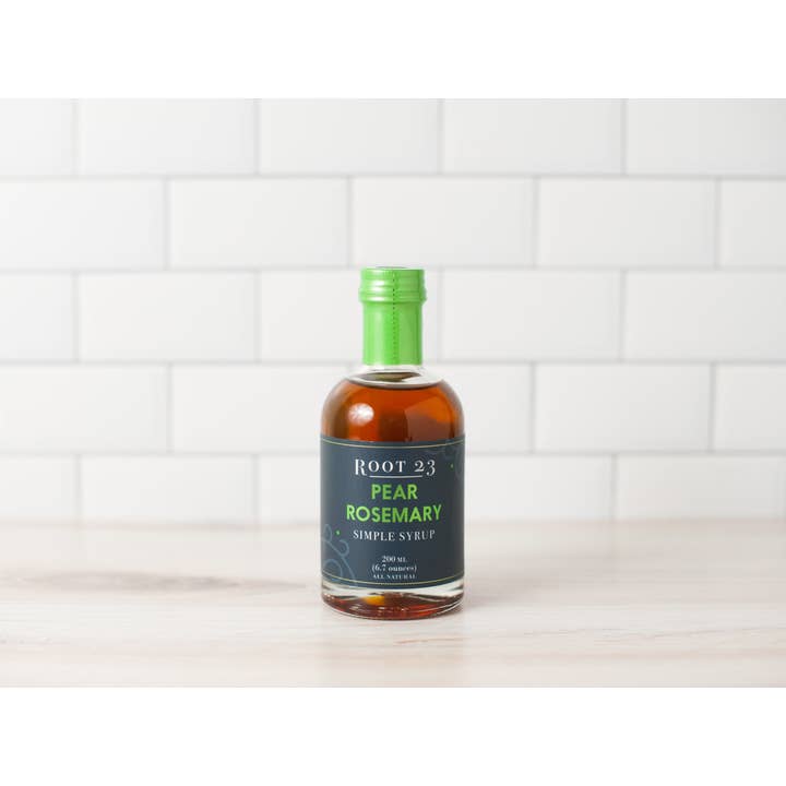 ROOT 23 - Wholesale Cocktail Mix/Syrup - Pear Rosemary Simple Syrup1