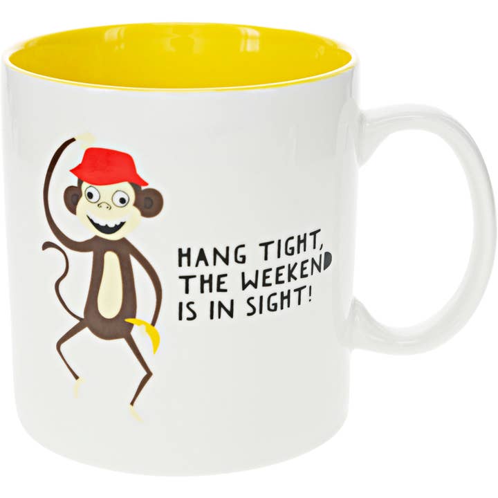 Pavilion - Wholesale Coffee Mug - Monkey - 17 oz Mug
