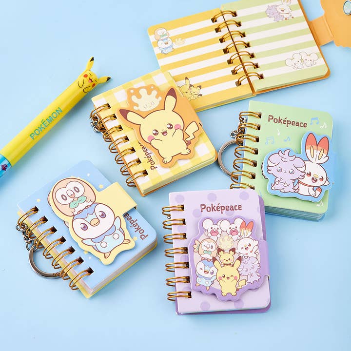 K-Wonderland – Engroshandel Notesbog – Pokémon Poképeace Mini Nøglering Notesbog13