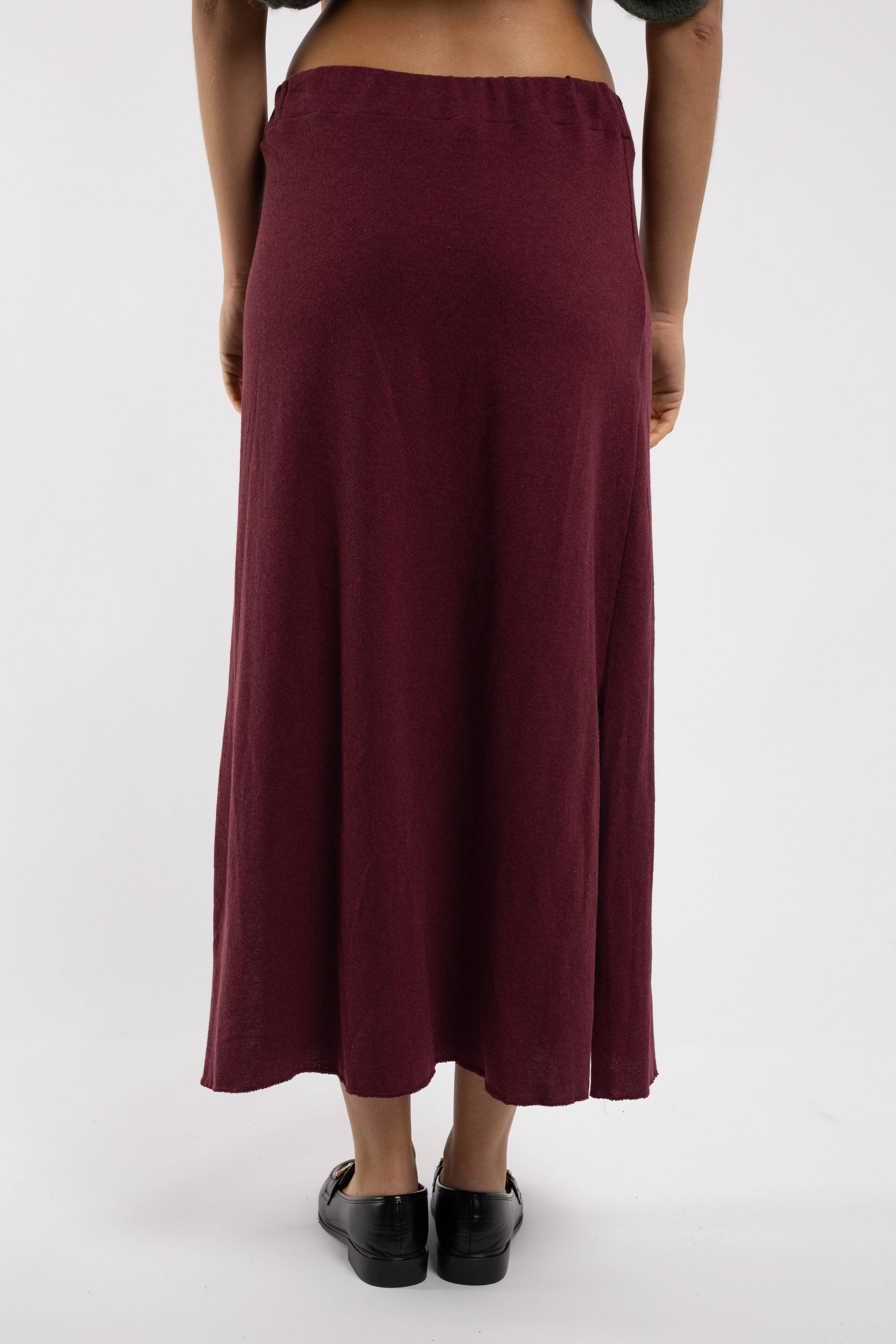 Mimi & Gogo – Engroshandel Nederdel - Dame – Lang nederdel i bomuld med slidser @6930_JuFenteUni8