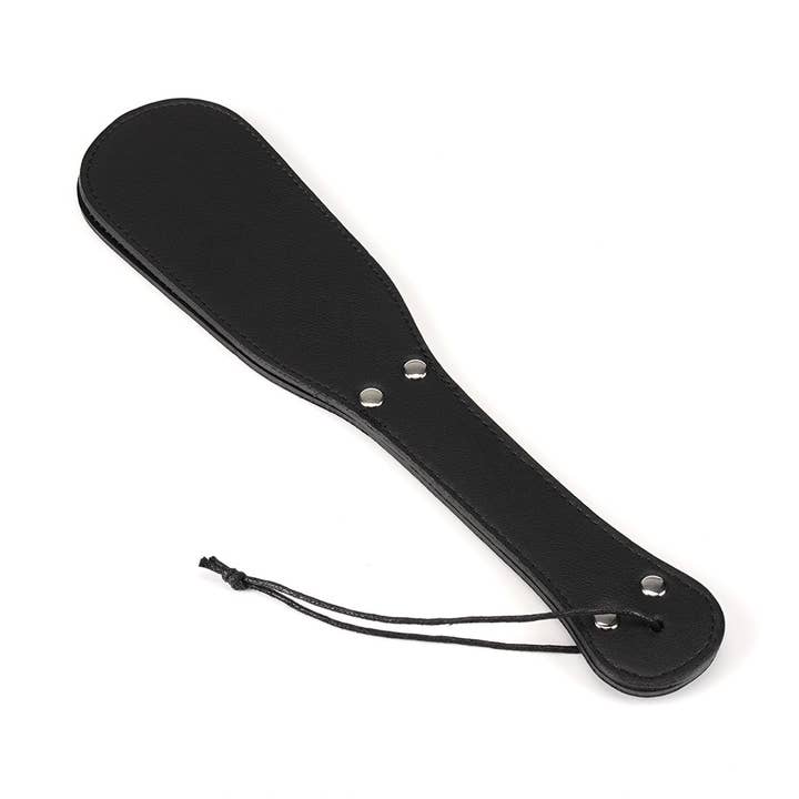 Black Bond Split Spanking Paddle for wholesale by Liebe Seele