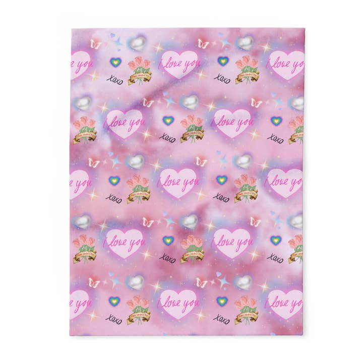 Encantamientos de Amor Manta de Forro Polar Acogedora para el Día de San Valentín para venta al por mayor de LadyKCreations1