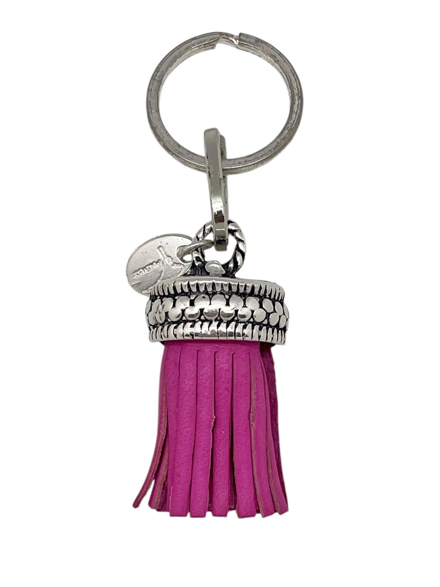 Gloria Mago - Wholesale Keychain - Women's - Flecado1 keychain in fuschia leather0