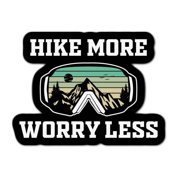 Stick-It Expressions - Wholesale Phone & Laptop Stickers - Hike More Worry Less