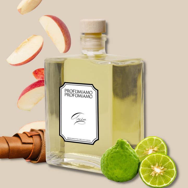 Ambient diffuser/AURA - bergamott, äpple och läder för wholesale av Profumiamo