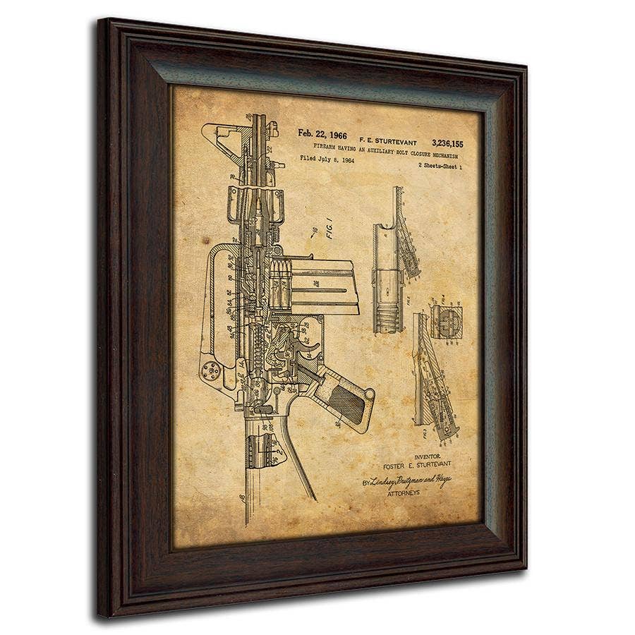 Personal Prints - Wholesale Art Print - Firearm Guns - Patent Art10