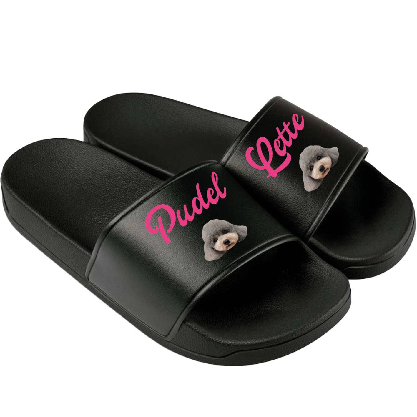 negro Chanclas personalizables de venta al por mayor en Faire3