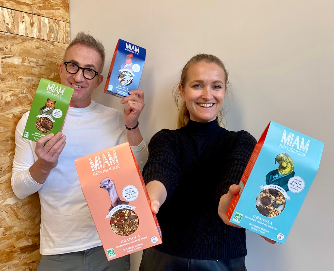 MIAM REPUBLIQUE – Engroshandel Granola – Økologisk granola med mandler og gojibær – 350 g3