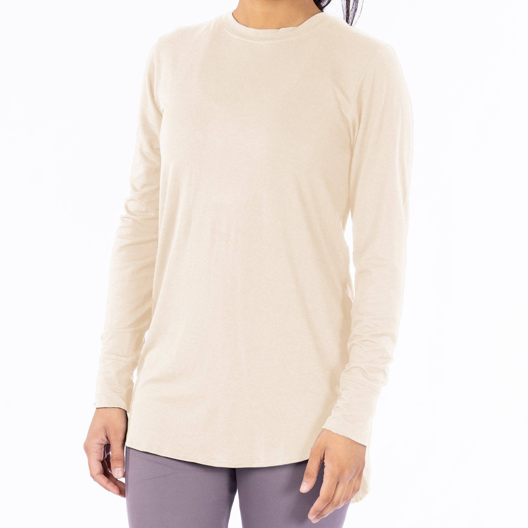 Izza Active - Wholesale Athletic Top - Women's - Bamboo Soft Casual Top | Long Shirt3