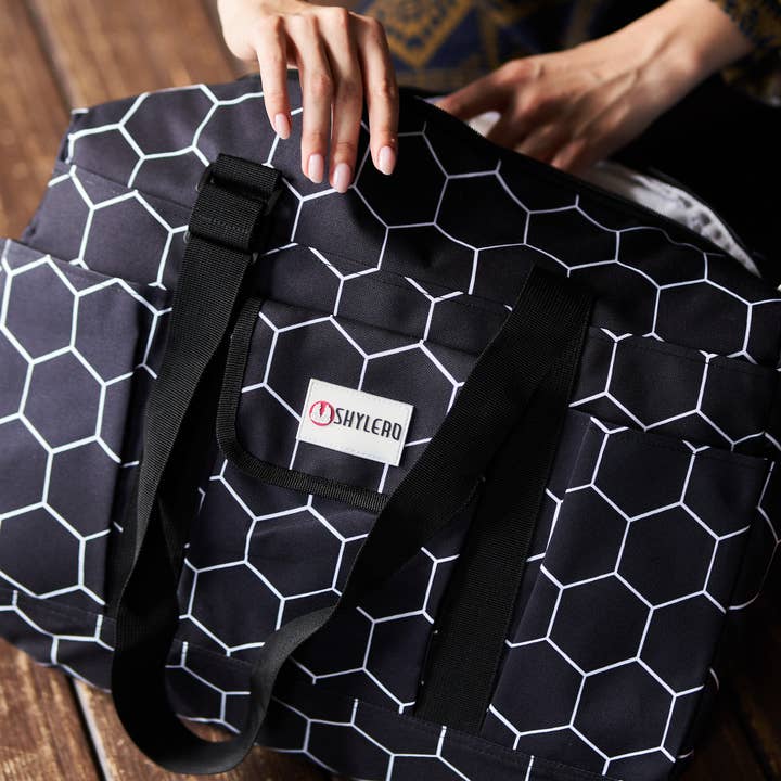 Nurse Bag and Utility Tote|Waterproof | Black Bee Hive for wholesale on Faire11