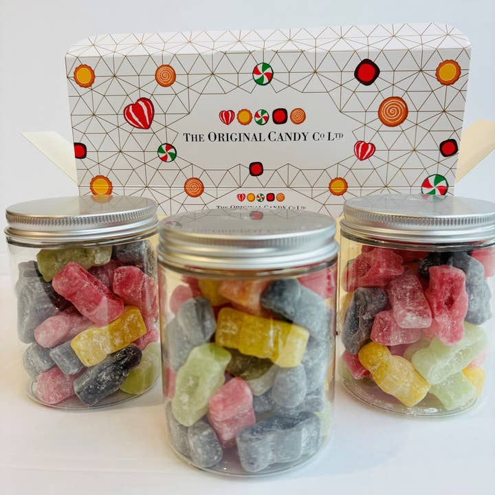 Natural Candy Traditional Jelly Baby Giftbox 600g for wholesale by The Original Candy Company