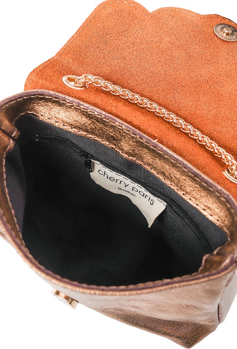 Cherry Paris - Wholesale Crossbody Bag - Women's - MINI PIA METAL Bag - 3973B13