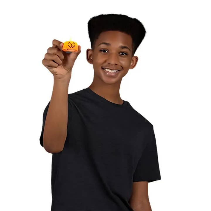 Flameless Pumpkin Tea Light Candle for Halloween and other Purchase wholesale flickering led tea lights. Free returns & net 60 terms on Faire trending on Faire.