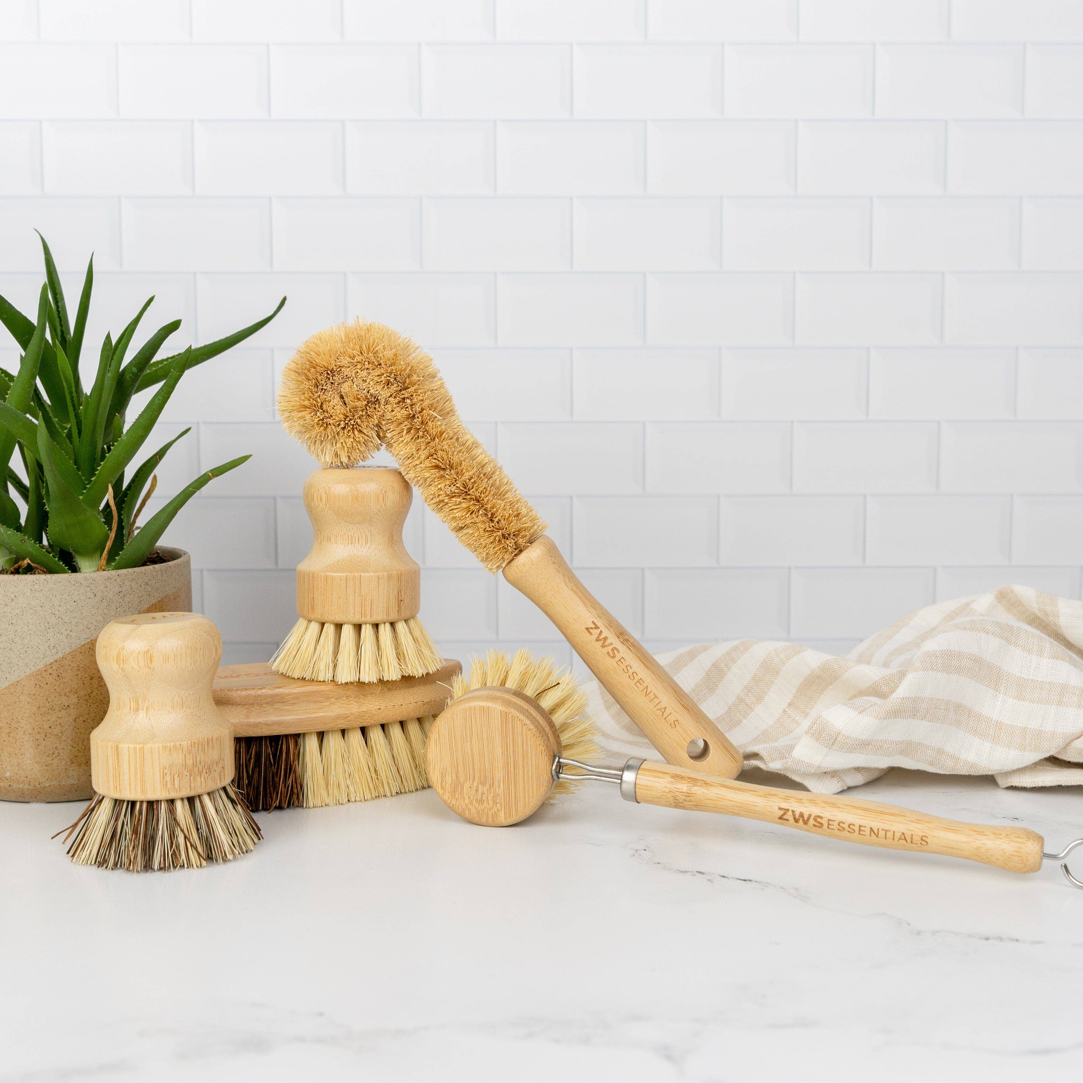 ZWS Essentials - Wholesale Cleaning Brush - Zero Waste Dish Brush Kit1