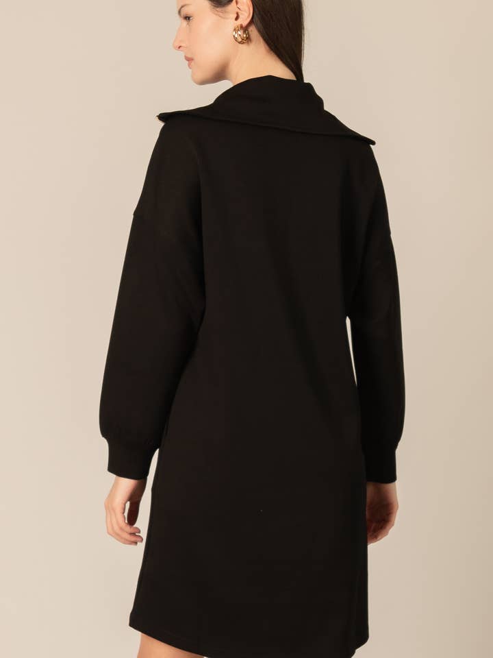 P. CILL – wholesale Klänning - Dam – P. CILL Smör Modal Kvartalsdragkedja Långärmad Klänning8