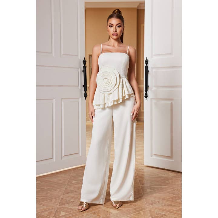 Solid Color Matching Pants Set for wholesale by Chicways