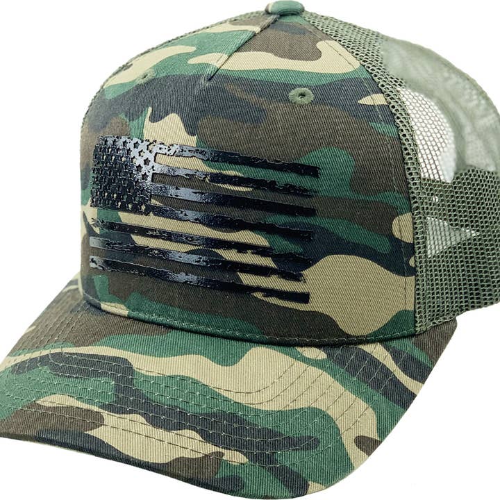 KBETHOS - Wholesale Trucker Hat - Unisex - FLAG UV PRINT MESH BACK BALLCAP23