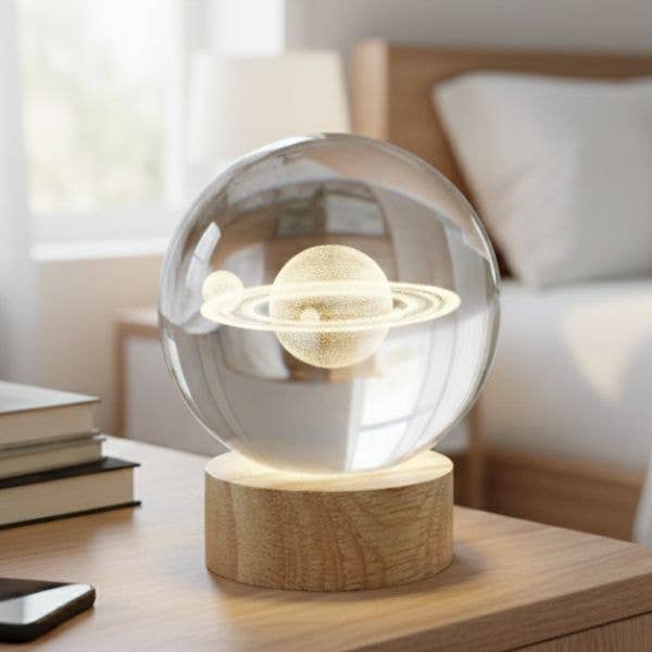Original Source - Wholesale Night Light - Saturn Night Light – Crystal Ball3