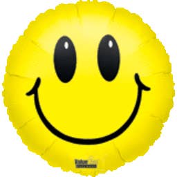 Party Expo, LLC - Wholesale Balloon - 18" Smiley Face Mylar Balloon #159