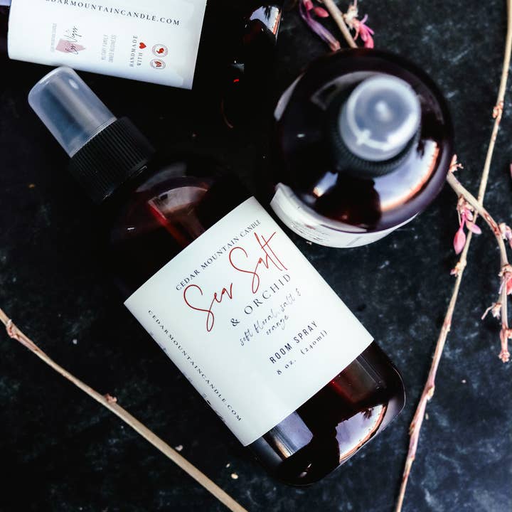 Cedar Mountain Candle - Vente Vaporisateurs d'ambiance et de linge - Spray d'ambiance 8 oz - Choisissez votre parfum2