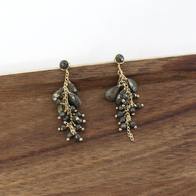 Pretty Persuasions - Wholesale Dangle Earrings - E24265 Stone Dangle Drops Stainless Steel Earrings2